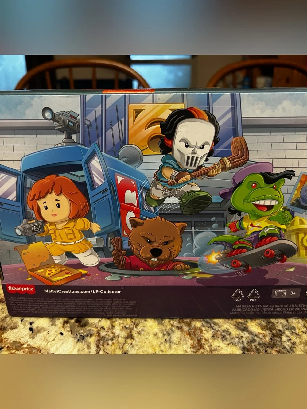 NIB Sealed Fisher-Price Little People TMNT 4 Character Collector Set Turtles